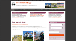 Desktop Screenshot of hotelwemeldinge.nl